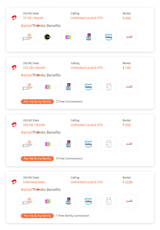 airtel-postpaid-plans