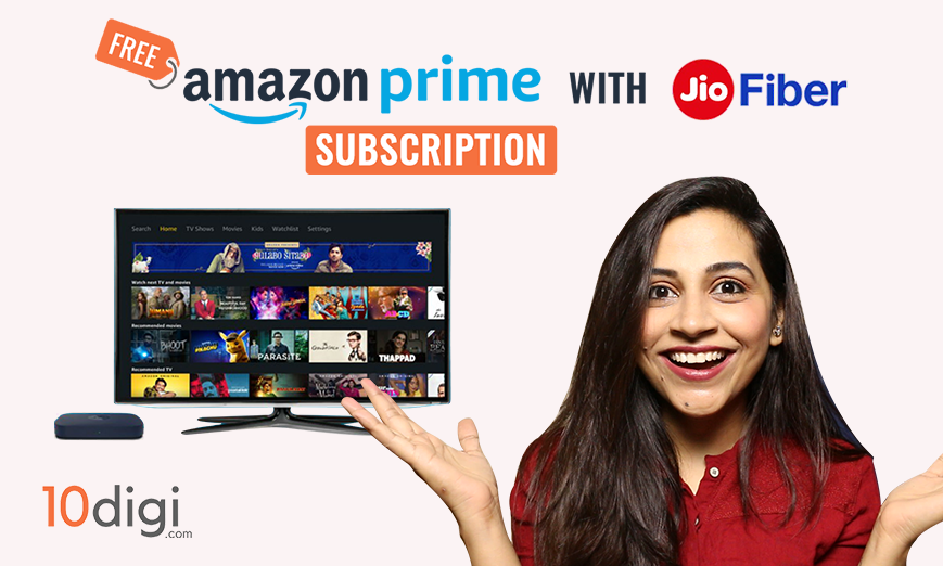 Amazon Prime Membership Free Worth Rs 999 With JioFiber