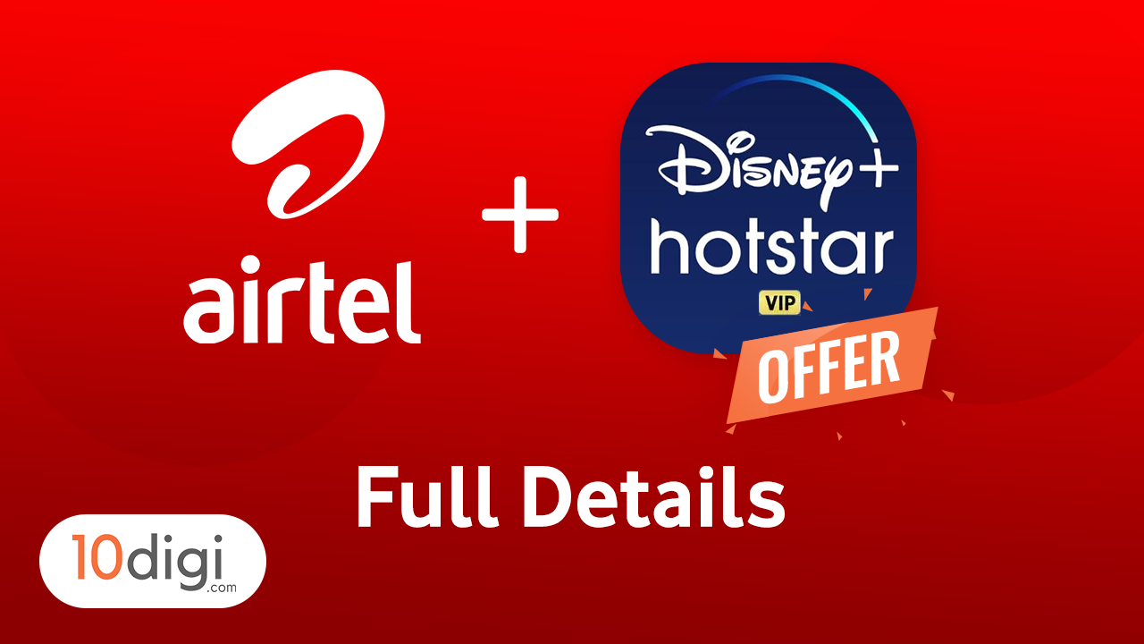 Airtel offers 10 times more data with Rs 401 Disney+hotstar offer.